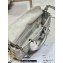 Dior Medium Lady D-Joy Bag in Iridescent and Cannage Lambskin Silver