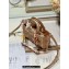 Dior Micro Lady D-Joy Bag in Iridescent and Cannage Lambskin Pink Gold