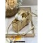 Dior Micro Lady D-Joy Bag in Iridescent and Cannage Lambskin Gold