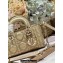 Dior Micro Lady D-Joy Bag in Iridescent and Cannage Lambskin Gold