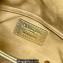 Dior Micro Lady D-Joy Bag in Iridescent and Cannage Lambskin Gold