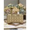 Dior Medium Lady D-Joy Bag in Iridescent and Cannage Lambskin Gold
