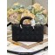 Dior Medium Lady D-Joy Bag in Ultramatte Black Cannage Calfskin
