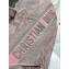 Dior Saddle Bag in Gray and Pink Toile de Jouy Reverse Embroidery