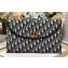 Dior 30 Montaigne Avenue Pouch with Flap bag in Blue Dior Oblique Jacquard