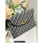 Dior 30 Montaigne Avenue Pouch with Flap bag in Blue Dior Oblique Jacquard