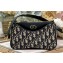 Dior 30 Montaigne Hobo Avenue Mini Bag in Blue Dior Oblique Jacquard
