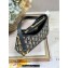 Dior 30 Montaigne Hobo Avenue Mini Bag in Blue Dior Oblique Jacquard