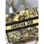 Dior Medium Book Tote Bag in Multicolor Toile de Jouy Voyage Embroidery Yellow