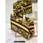 Dior Medium Book Tote Bag in Multicolor Toile de Jouy Voyage Embroidery Yellow