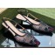 Gucci Heel 3.5cm GG crystal mesh slingback pumps Blue 2023