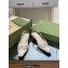Gucci Heel 3.5cm GG crystal mesh slingback pumps White 2023
