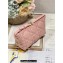 Dior Medium DiorTravel Nomad Pouch bag in Macrocannage Calfskin Pink