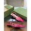 Gucci Heel 3.5cm GG crystal mesh slingback pumps Fuchsia 2023