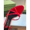 Gucci Heel 8.5cm strappy sandals with Crystal Double G 748867 patent Leather Red 2023