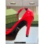 Gucci Heel 8.5cm strappy sandals with Crystal Double G 748867 patent Leather Red 2023