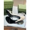 Gucci Heel 8.5cm strappy sandals with Crystal Double G 748867 patent Leather White 2023