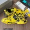 Balenciaga Track Graffiti Women/Men Sneakers in yellow and black mesh and nylon 2023