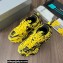 Balenciaga Track Graffiti Women/Men Sneakers in yellow and black mesh and nylon 2023
