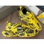 Balenciaga Track Graffiti Women/Men Sneakers in yellow and black mesh and nylon 2023