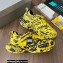 Balenciaga Track Graffiti Women/Men Sneakers in yellow and black mesh and nylon 2023