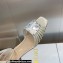 Dior Heel 3.5cm La Parisienne Sandals in Patent Calfskin White 2023