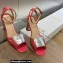 Dior Heel 8.5cm La Parisienne Sandals in Patent Calfskin Fuchsia 2023