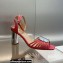 Dior Heel 8.5cm La Parisienne Sandals in Patent Calfskin Fuchsia 2023