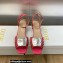 Dior Heel 3.5cm La Parisienne Sandals in Patent Calfskin Fuchsia 2023