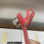 Dior Heel 3.5cm La Parisienne Sandals in Patent Calfskin Fuchsia 2023