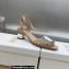 Dior Heel 3.5cm La Parisienne Sandals in Patent Calfskin Beige 2023