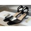 Dior Heel 3.5cm La Parisienne Sandals in Patent Calfskin Black 2023