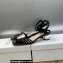 Dior Heel 3.5cm La Parisienne Sandals in Patent Calfskin Black 2023