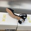 Dior Heel 3.5cm La Parisienne Sandals in Patent Calfskin Black 2023