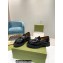 Gucci lug sole loafers with Interlocking G detail and chain 752650 Leather Black 2023