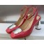Dior Heel 8.5cm La Parisienne Slingback Pumps in Patent Calfskin Fuchsia 2023