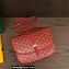Goyard Belvedere PM Strap Bag Red