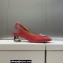 Dior Heel 3.5cm La Parisienne Slingback Pumps in Patent Calfskin Fuchsia 2023