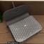 Goyard Belvedere MM Strap Bag Gray
