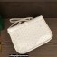 Goyard Belvedere MM Strap Bag White
