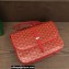 Goyard Belvedere MM Strap Bag Red