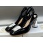 Dior Heel 8.5cm La Parisienne Slingback Pumps in Patent Calfskin Black 2023