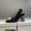 Dior Heel 8.5cm La Parisienne Slingback Pumps in Patent Calfskin Black 2023