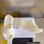 Givenchy Heel 10cm Platform 4.5cm Marshmallow wedge sandals in rubber White 2023