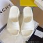 Givenchy Heel 10cm Platform 4.5cm Marshmallow wedge sandals in rubber White 2023