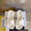 Givenchy Heel 10cm Platform 4.5cm Marshmallow wedge sandals in rubber White 2023