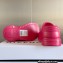 Givenchy Heel 10cm Platform 4.5cm Marshmallow wedge sandals in rubber Fuchsia 2023