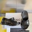 Givenchy Heel 10cm Platform 4.5cm Marshmallow wedge sandals in rubber Shiny Black 2023