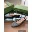 Gucci Double G ballet flats 754138 glitter leather Black 2023