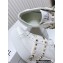 Valentino Heel 9cm platform 3cm Open Disco wedge Sneakers in calfskin White/Denim 2023